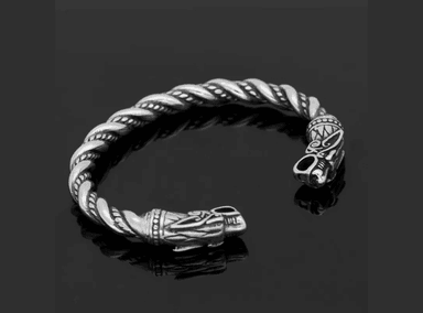 PULSERA EC SHOP LOBO NÓRDICO ACERO HOMBRE TITANIO - 5