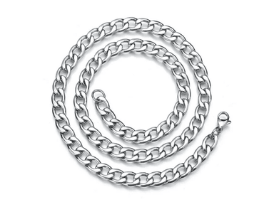 COLLAR EC SHOP EROS ACERO HOMBRE MODELO X 8MM ANCHO