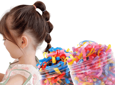 PACK 800 LIGAS AFRODITA MULTICOLOR GRUESAS ALTA ELASTICIDAD CABELLO