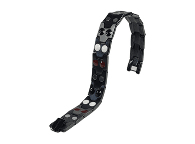 PULSERA AFRODITA YSB-22 MAGNÉTICA FUNCIONAL TITANIO NEGRO - 4