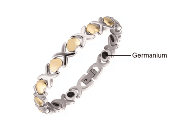 PULSERA AFRODITA YSMGB-112 MAGNÉTICA FUNCIONAL TITANIO Y GERMANIOS - 3