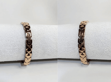 PULSERA AFRODITA YSB-146 MAGNÉTICA TITANIO SALUDABLE ROSE GOLD - 6