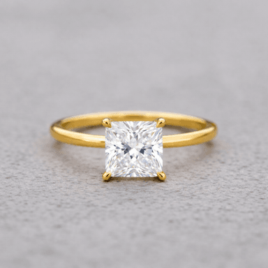 ANILLO DE COMPROMISO AFRODITA 371 PLATA MACIZA BAÑADO EN ORO