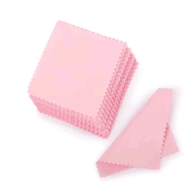 PAÑOS DE FRANELA PREMIUM PARA LIMPIEZA DE JOYAS X 50 UNIDADES
