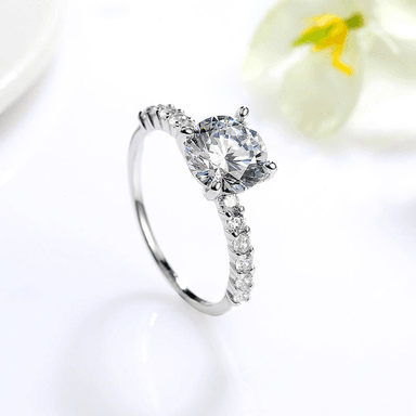 ANILLO DE COMPROMISO AFRODITA 377 PLATA MACIZA BAÑADO EN ORO BLANCO