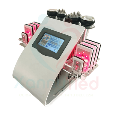 ACCESORIOS CUIDADO PERSONAL 6 EN 1 LIPOLASER MULTIFUNCION RADIO FRECUENCIA ULTRACAVITADOR VACCUM