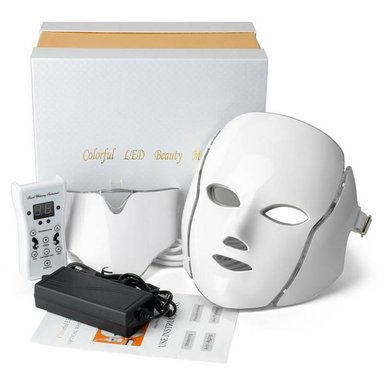 MÁSCARA LED 7 COLORES FOTOTERAPIA ACNE ANTIAGE