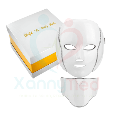 MÁSCARA LED 7 COLORES FOTOTERAPIA ACNE ANTIAGE