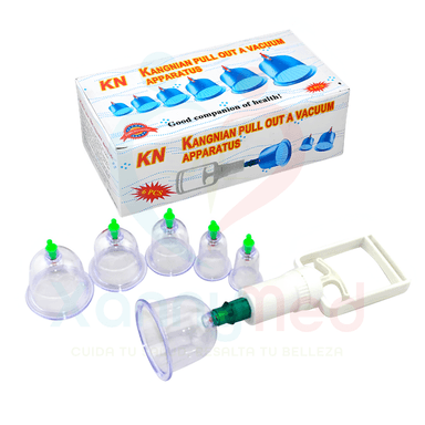 KIT DE VENTOSAS ACRILICAS - 6 PIEZAS