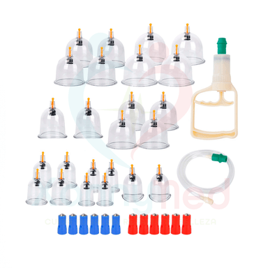 KIT DE VENTOSAS ACRILICAS - 24 PIEZAS