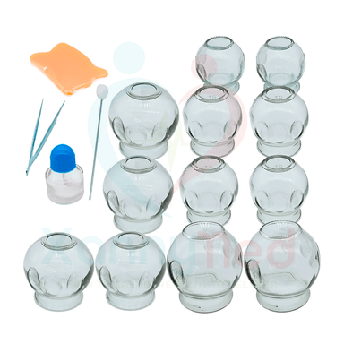 VENTOSAS DE VIDRIO - 12 PIEZAS