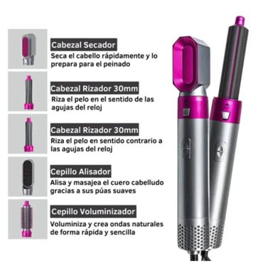 CEPILLO SECADOR DE CABELLO MULTIFUNCIONAL 5 EN 1 - 2