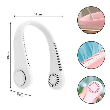VENTILADOR DE CUELLO PORTÁTIL 3 VELOCIDADES - 2