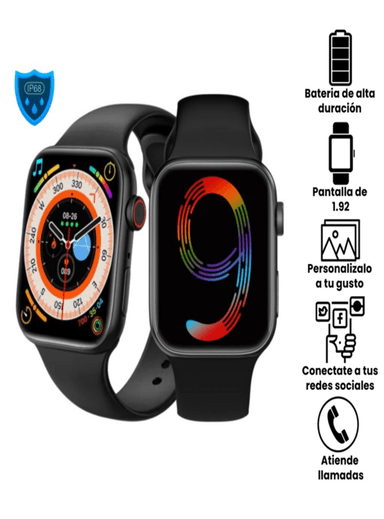 SMARTWATCH I9 PRO MAX S SERIE 9 SERIE NEGRO