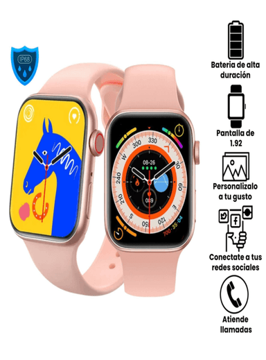 SMARTWATCH I9 PRO MAX S SERIE 9 SERIE ROSADO