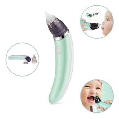 ASPIRADOR SUCCIONADOR NASAL ELÉCTRICO MULTICOLOR PARA BEBÉ