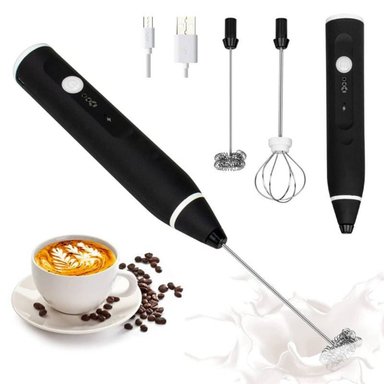 BATIDORA DE MANO ESPUMADOR ELÉCTRICO RECARGABLE