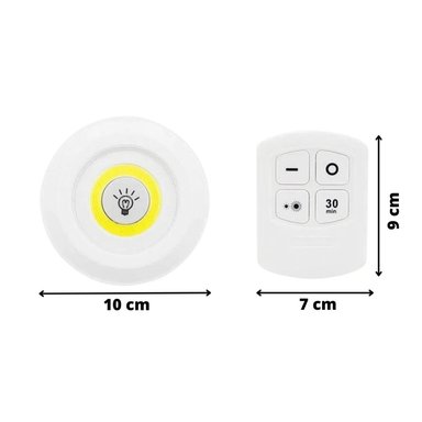 SET 3 LUCES LED CONTROL REMOTO INALAMBRICO - 4