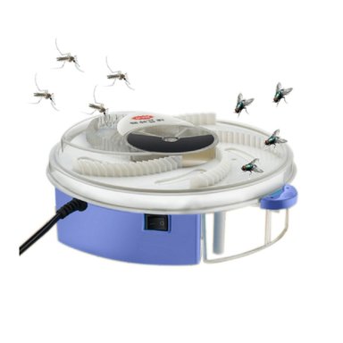 INSECTOCUTOR MÁQUINA ELÉCTRICA ATRAPA MOSCAS Y MOSQUITOS PORTÁTIL
