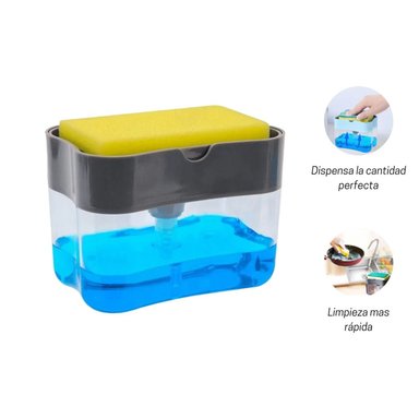 DISPENSADOR DE LAVAVAJILLA Y JABÓN LÍQUIDO PARA COCINA