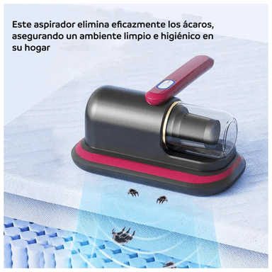 ASPIRADORA INALÁMBRICA DE MANO ANTI ÁCAROS CON LUZ UV - 2