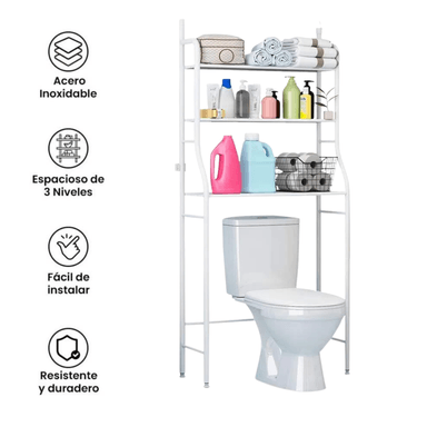 ESTANTE ORGANIZADOR DE BAÑO MULTIFUNCIONAL