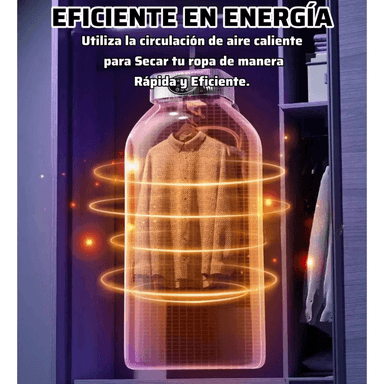 SECADOR DE ROPA ELÉCTRICA PORTÁTIL - 3