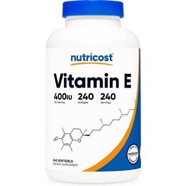VITAMINA NUTRICOST E 400 IU 240 CÁPSULAS GEL ALPHA TOCOPHERYL - 1