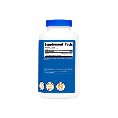 VITAMINA NUTRICOST E 400 IU 240 CÁPSULAS GEL ALPHA TOCOPHERYL - 3