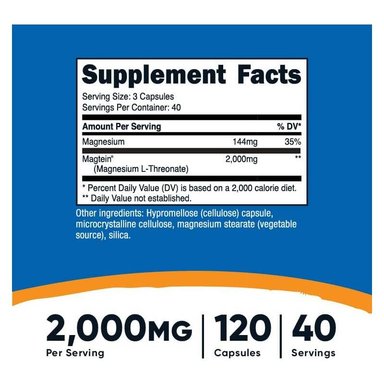 SUPLEMENTOS TREONATO DE MAGNESIO LTHREONATE 2000 MG MAGTEIN MAGNESIUM - 2
