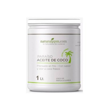 ACEITE COCO PRENSADO AL FRÍO EXTRA VIRGEN 1 LITRO - 1