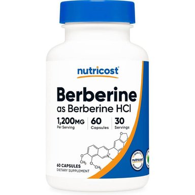 SUPLEMENTO BERBERINE BERBERINA IMPORTADA NUTRICOST 1200 MG