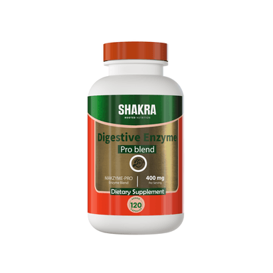 SHAKRA Enzimas Digestivas Digestive Enzyme - 120 capsulas