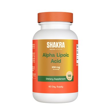 SHAKRA / ALPHA LIPOIC ACID 650MG - 120 CAPSULES