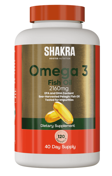 SHAKRA FISH OIL ACEITE DE PECADO OMEGA 3 120 CAPSULAS