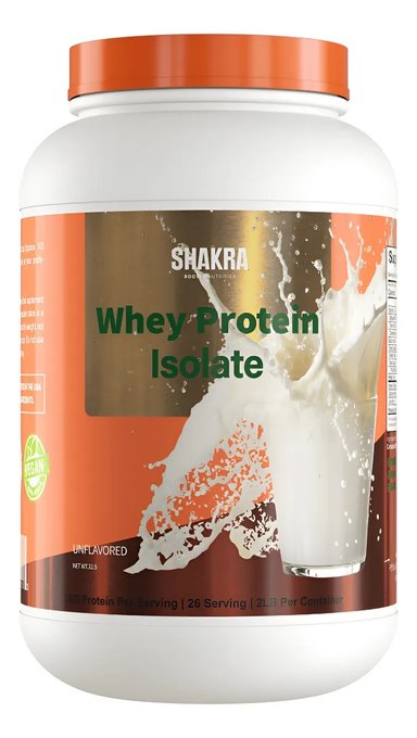 SHAKRA PROTEINA ISOLATADA DE SUERO DE LECHE SIN SABOR