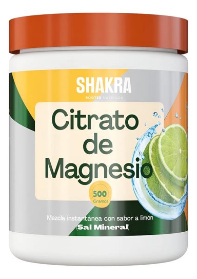 SHAKRA CITRATO DE MAGNESIO EN POLVO MINERAL 500 GRAMOS