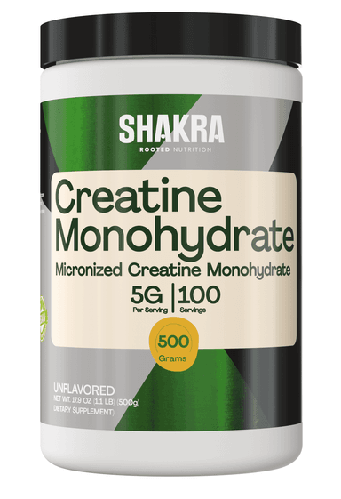 SHAKRA CREATINA MONOHIDRATADA 500 GRAMOS EN POLVO