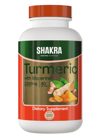 SHAKRA TURMERIC-CÚRCUMA 120 CAP