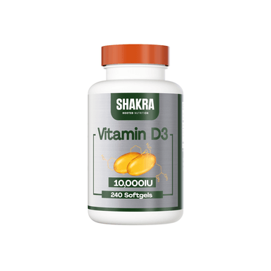 SHAKRA VITAMINA D3 10000 IU COLECALCIFEROL 240 CÁPSULAS