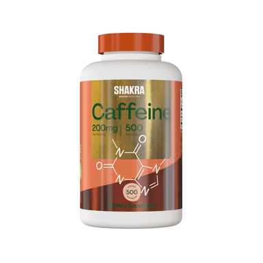 SHAKRA CAFEÍNA 200MG 500 CAPSULAS