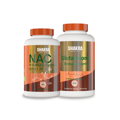 DETOX Y ESCUDO ANTIOXIDANTE (GLUTATHIONE REDUCED FORM + NAC VEGAN N-ACETYL L-CYSTEINE)