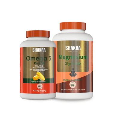DESCANSO PROFUNDO Y REPARACIÓN (MAGNESIUM GLYCINATE + OMEGA 3 FISH OIL)