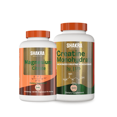 FUERZA Y PREVENCIÓN DE CALAMBRES (CREATINE MONOHYDRATE + MAGNESIUM CITRATE)