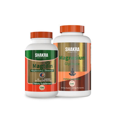 RELAJACIÓN MUSCULAR Y MENTAL (MAGNESIUM GLYCINATE + MAGTEIN)