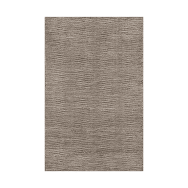 ALFOMBRA MODELO TEJIDA DE LANA EN MARRON