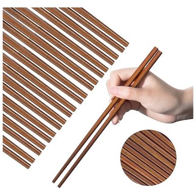 PALILLOS CHINOS BAMBÚ MAKIS SUSHI MARCA RUI DA CONTENIDO 10 PAR