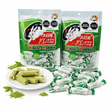PACK CARAMELOS CREMOSO DE LECHE Y MATCHA WHITE RABBIT CONTENIDO 2U DE 150GR - 1