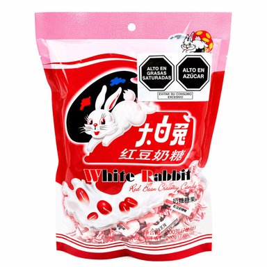 CARAMELOS CREMOSO DE FREJOL ROJO WHITE RABBIT DULCE BLANDO CONTENIDO 200GR - 5