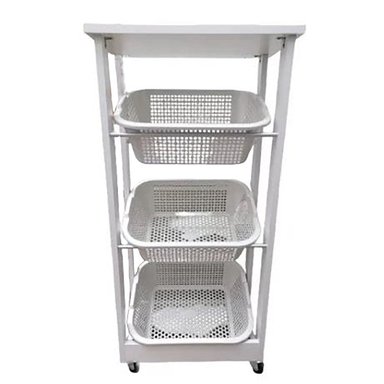 VERDULERO OLIMPO 3 CAJONES REPOSTERO DE COCINA ALACENA EN BLANCO